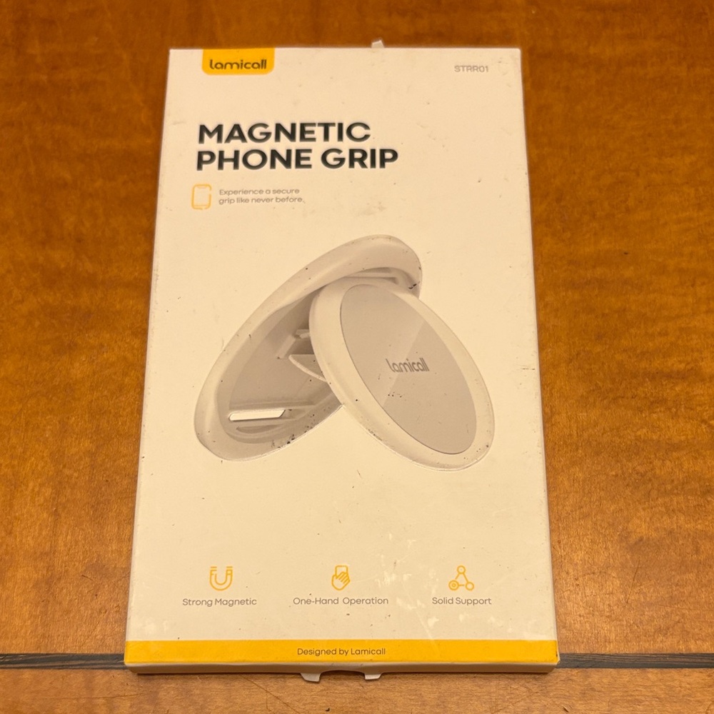 White Magnetic Phone Grip